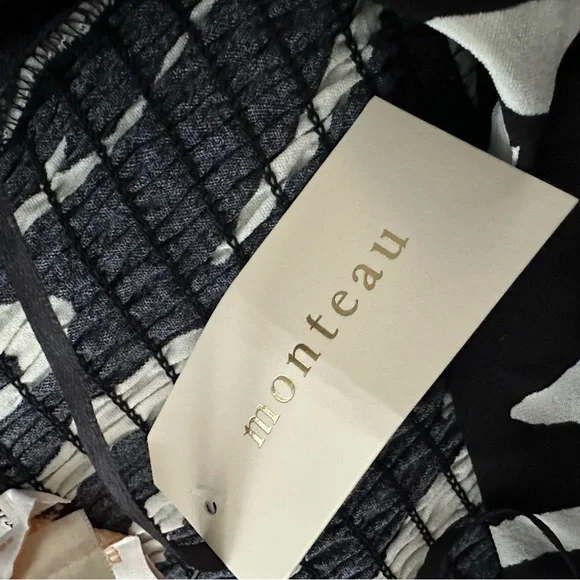 Black and White Patterned Women's Jumpsuit - Picture 7 of 7